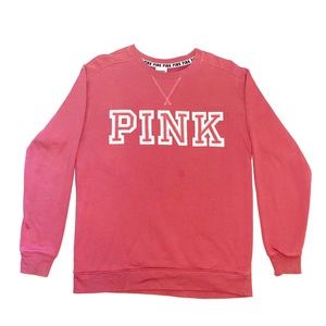 “PINK” CREW NECK SWEATSHIRT